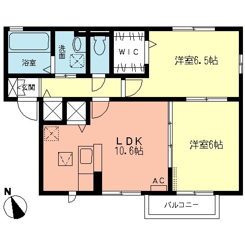 クロシェットの間取り