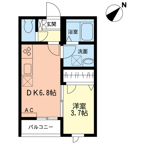 オークハイツの間取り