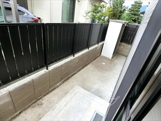 広島市安佐北区亀山１丁目のアパートの庭|便利な専用庭