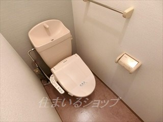 広島市安佐北区亀山１丁目のアパートのトイレ|シャワートイレあり