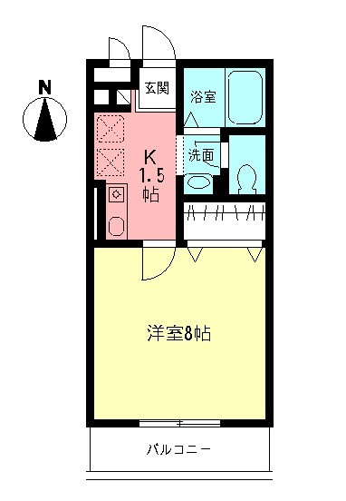 ハイツウエルカムの間取り
