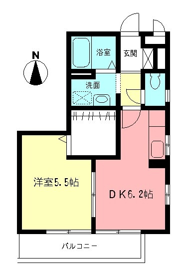 ハイツウエルカムの間取り