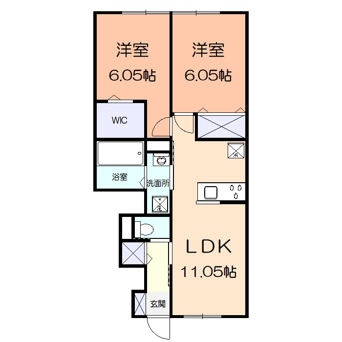 木もれ陽の間取り