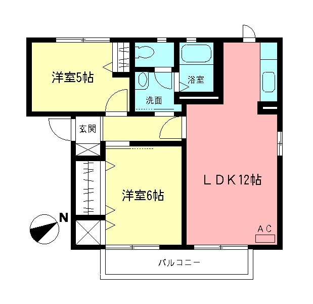 ラ・サカヤDの間取り