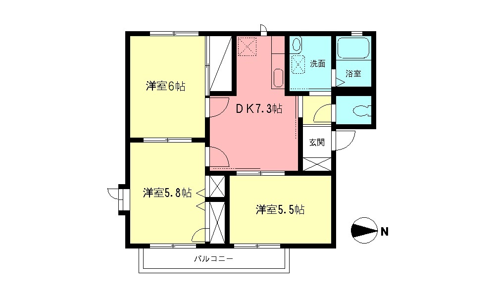 CASAⅠの間取り