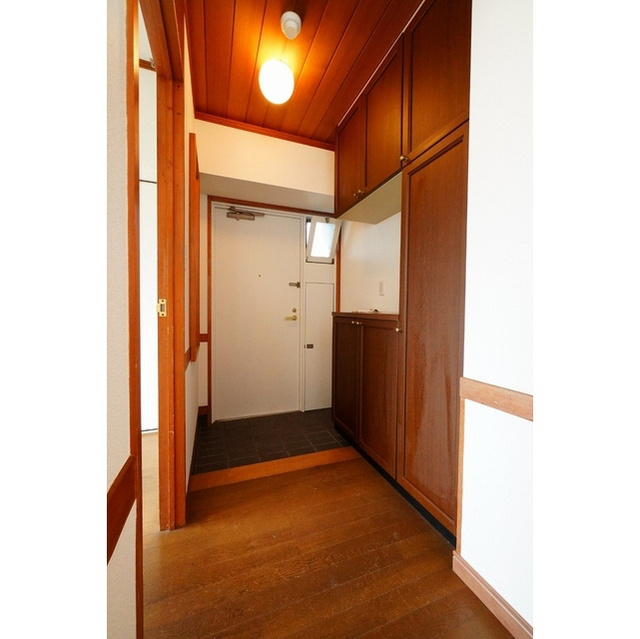 岐阜市田生越町の賃貸マンションの玄関|シューズボックス