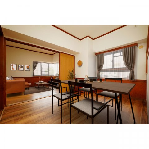 岐阜市田生越町の賃貸マンションの居間・リビング|CGイメージ　家具はつきません