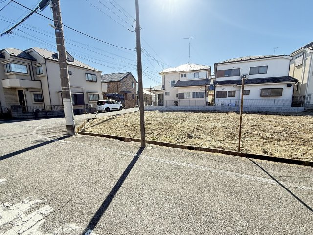 八王子市　清川町　建築条件無し売地の前面道路含む現地写真|～お好みのハウスメーカーで建築が可能～