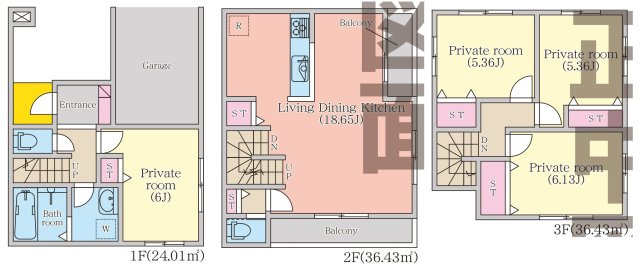 【仲介手数料無料／熱田区】ミラスモ熱田区千年109　全1棟　新築住宅