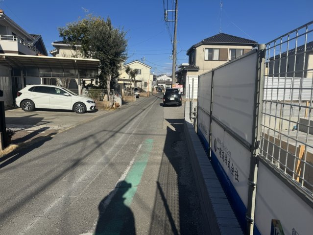 リーブルガーデン．Ｓ　熊谷拾六間第５　の前面道路含む現地写真|現地前面道路（2025年02月17日）撮影