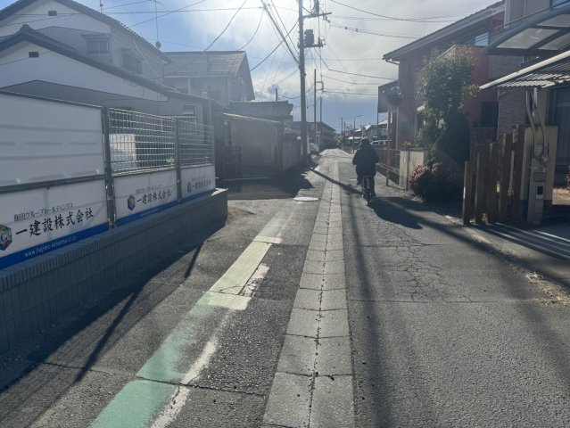 リーブルガーデン．Ｓ　熊谷拾六間第５　の前面道路含む現地写真|現地前面道路（2025年02月17日）撮影