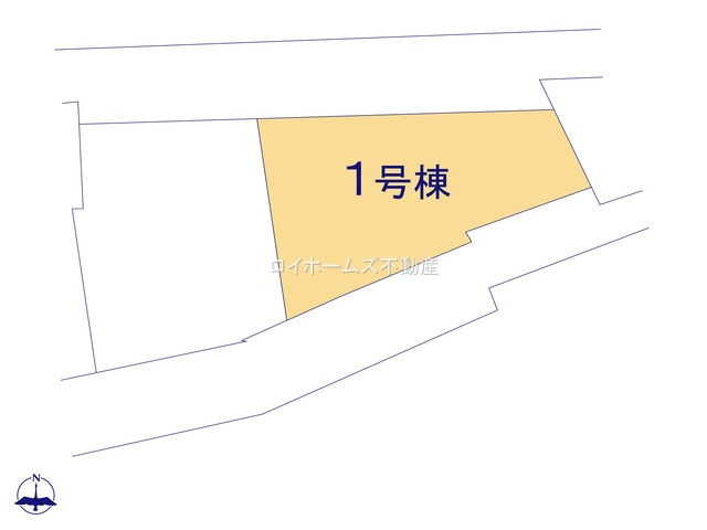 【区画図】 | 清須市西枇杷島町北二ツ杁228『仲介料無料』新築戸建て | 1号棟