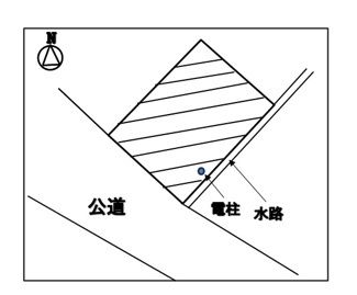 【区画図】 | 岡谷市湊3丁目 売地② | 区画図