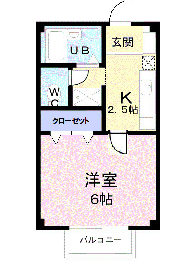イグレック。楯　Ａの間取り