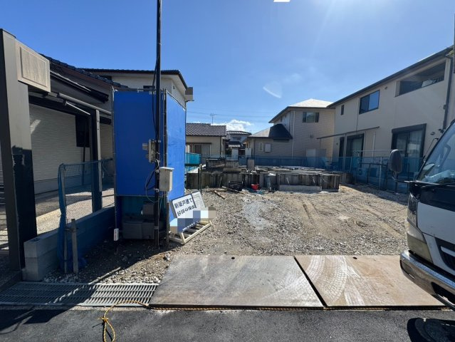 ーAdoble＋アドブル＋ー小倉南区中曽根6丁目2期　【小倉南区　新築戸建て】の外観|現地撮影　2025,2,17　ーAdoble＋アドブル＋ー小倉南区中曽根6丁目2期　【小倉南区　新築戸建て】