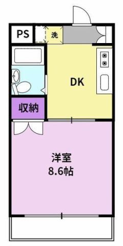 コーポ加月 A棟の間取り