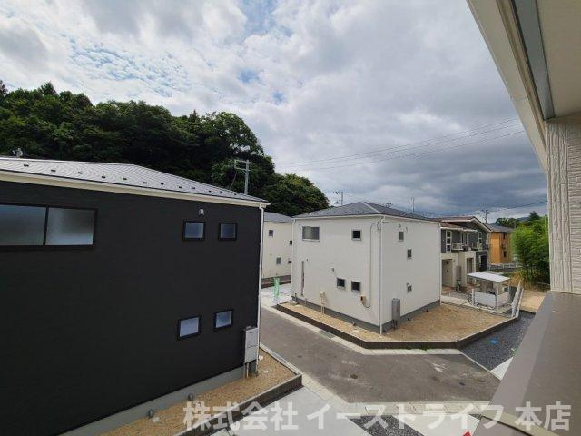 【新築戸建】　いわき市平七軒町第1の展望|4号棟写真　インナーバルコニーからの眺望です。