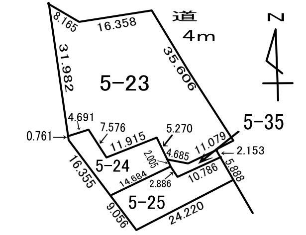 登別市登別東町3丁目5-23　土地