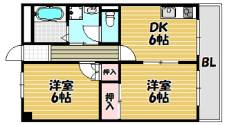 【間取り】 | ワールドハイツ190