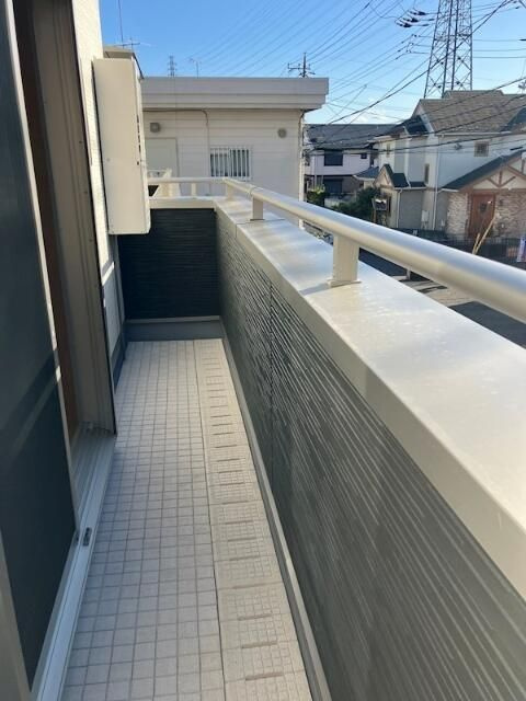 サンライズ国立Ⅱ のバルコニー