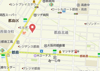 【地図】 | ソルテラス都島テソロ