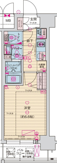 【間取り】 | ソルテラス都島テソロ