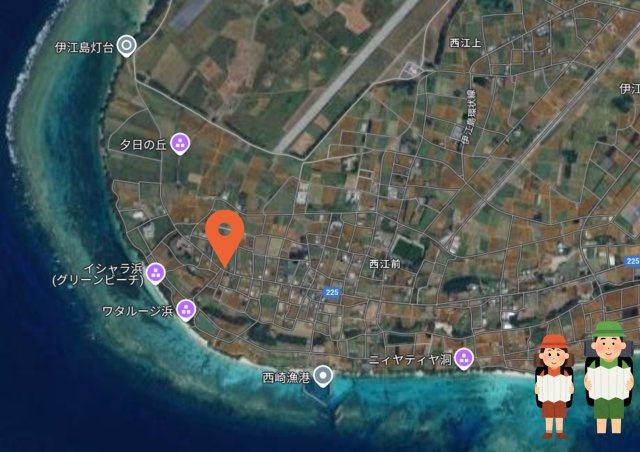 伊江村字西江前　軍用地