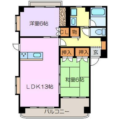 ヴィレッジMt Secondの間取り