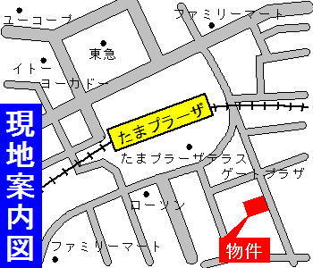 ドミールＡの地図|駅が見えるくらいの好立地