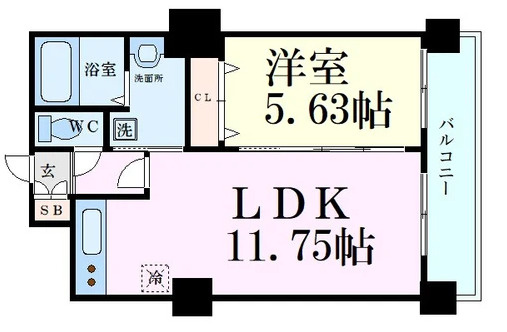 【間取り】 | ノルデンタワー新大阪プレミアム 