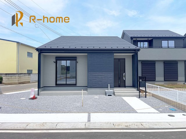 坂東市辺田第2　新築戸建て　5号棟の外観|住宅性能評価取得物件です！『耐震等級３』の地震に強い家！