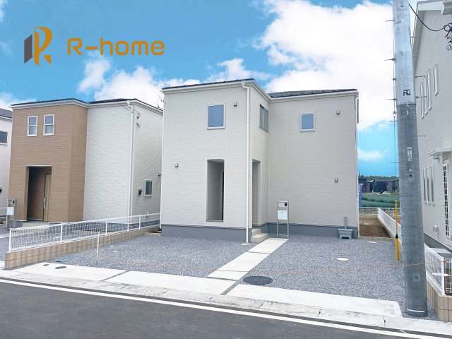 坂東市辺田第2　新築戸建て　7号棟の外観|ご予約を頂ければ、『平日』はもちろん『早朝』や『夜間』もご見学可能です♪お気軽にお申し付けください♪