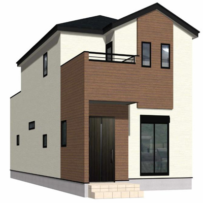 【外観】 | 浜野4丁目1期①号棟 | 完成イメージ図です