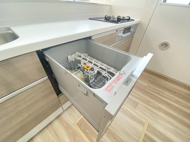狭山市北入曽・全2棟　新築一戸建　1号棟　～LDK18.5帖～のキッチン|食器洗浄乾燥機