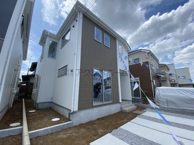 狭山市北入曽・全2棟　新築一戸建　1号棟　～LDK18.5帖～の外観
