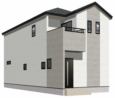 【外観】 | 浜野4丁目1期②号棟 | 完成イメージ図です