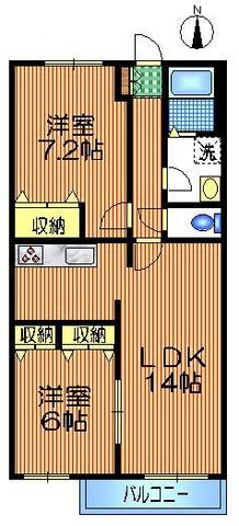 オークヒル　Ｓ棟の間取り