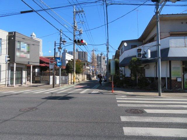 所沢市元町のビルの周辺