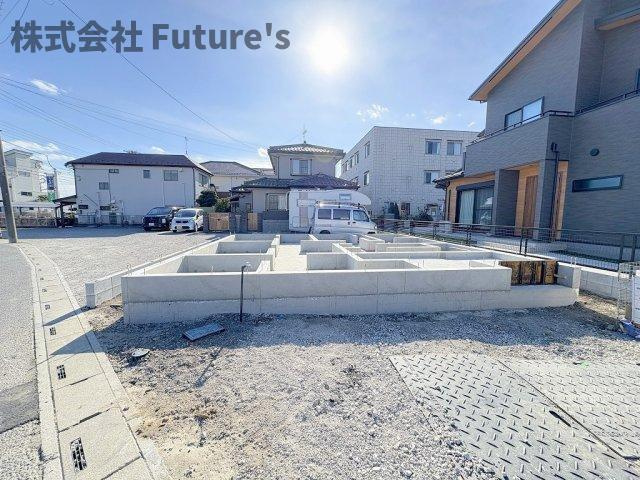 三郷市戸ケ崎1丁目　新築戸建　全1棟の外観|現地の写真になります。