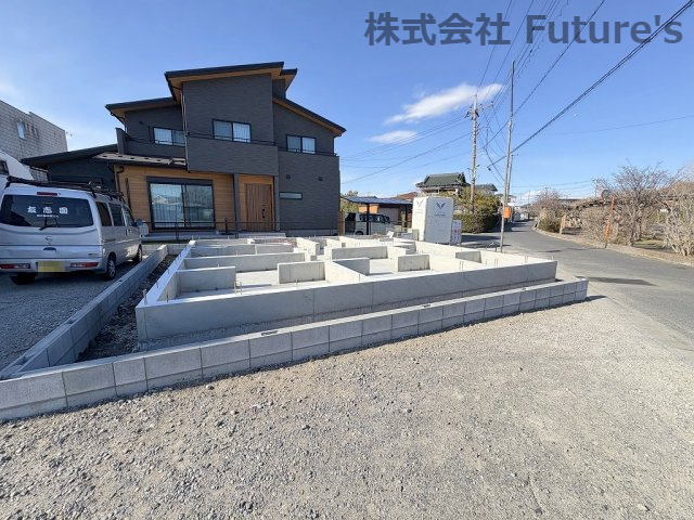 三郷市戸ケ崎1丁目　新築戸建　全1棟の外観|現地の写真になります。