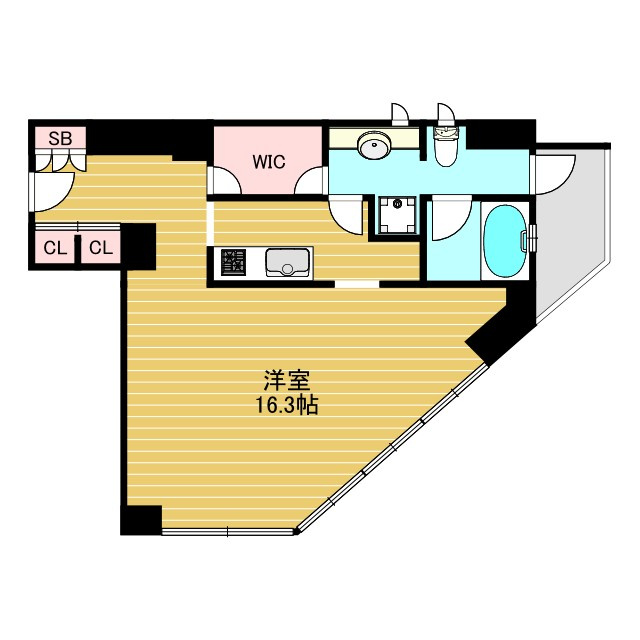 クリスタルブライト本町東の間取り