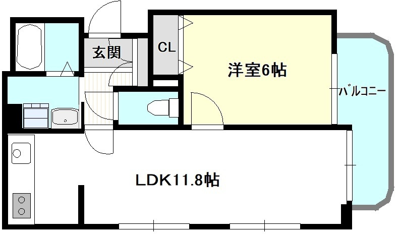 ラシャンス広畑の間取り