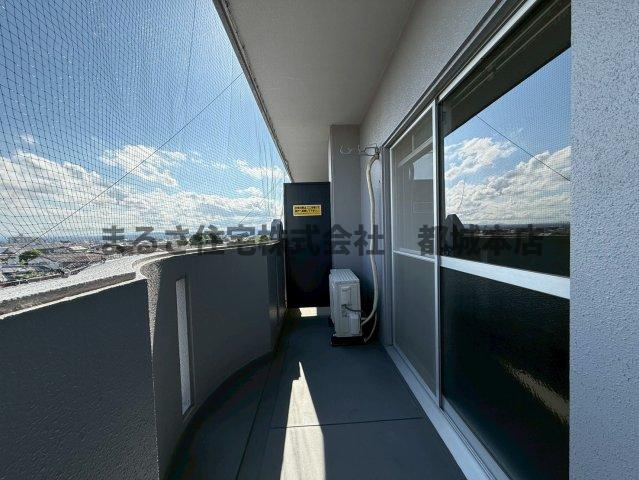 プリンセスマンションのバルコニー