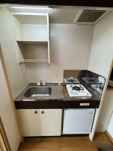 ピュアB上石神井のキッチン|ガスコンロ1口付き
