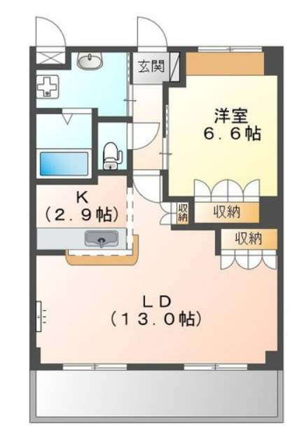 和光ーⅡの間取り