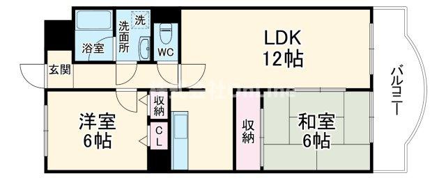 【間取り】 | フローリッシュ北田