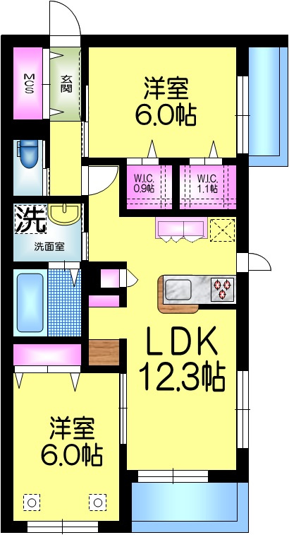 コンフォール常盤平の間取り|★間取り★