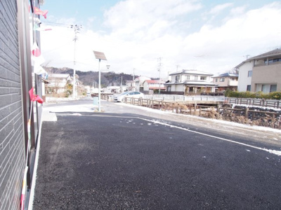 【駐車場】 | Cradle garden　川俣町第１　４号棟