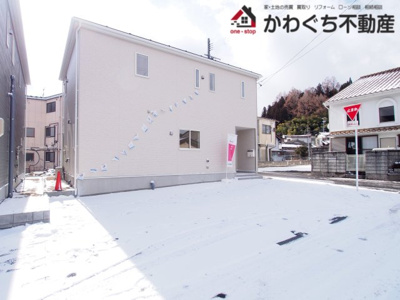 【外観】 | Cradle garden　川俣町第１　１号棟 | ★内覧予約で新米2kg★