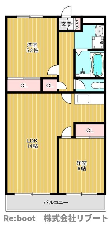 リアライズ市川原木の間取り